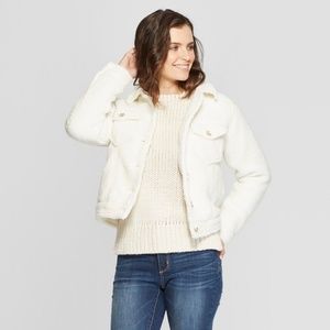 White Sherpa Jacket